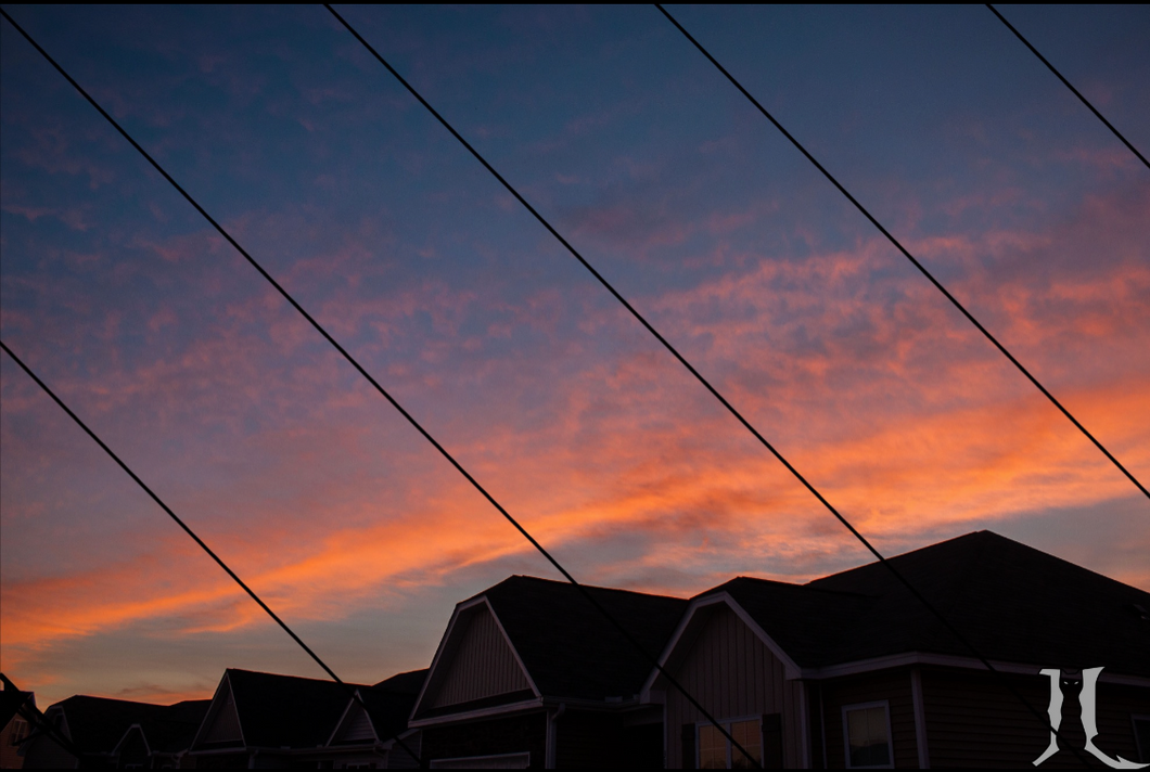 A Suburban Sunset